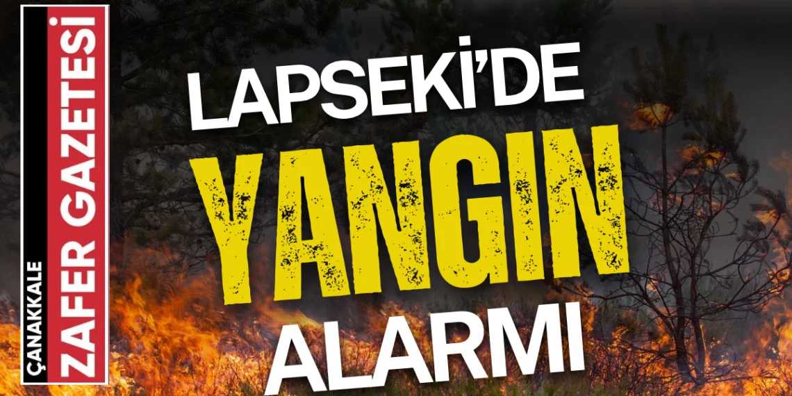 Lapseki’de Alevlere Hava ve Kara Müdahalesi