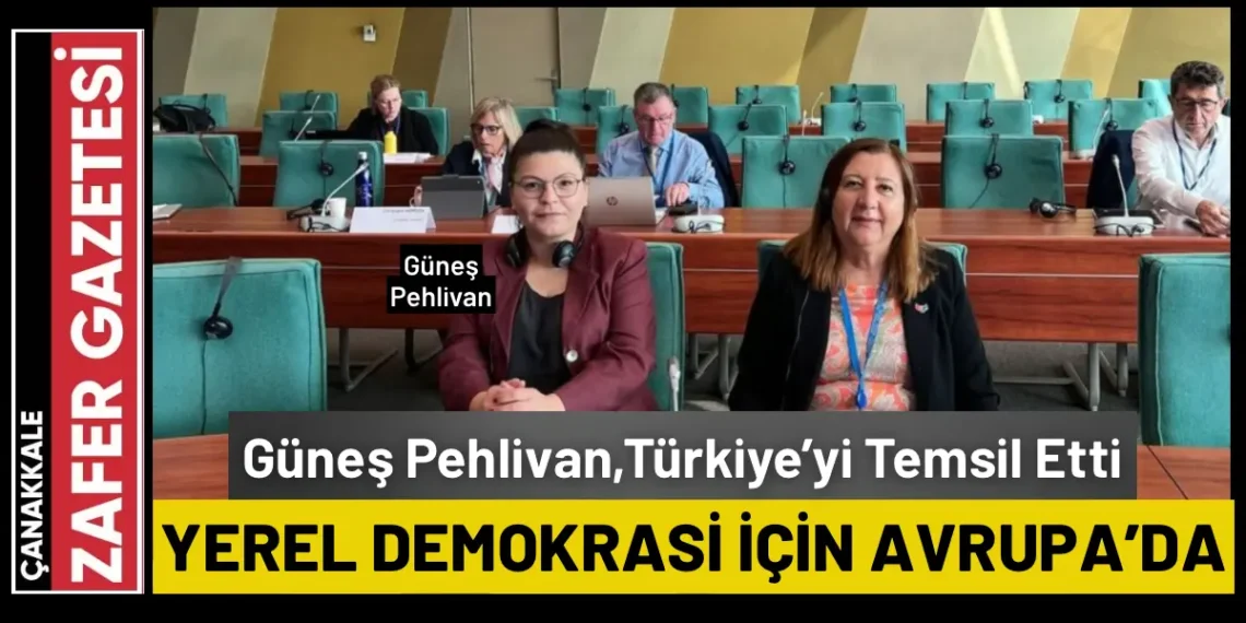 Pehlivan Avrupa Konseyi Toplantısında Türkiye’yi Temsil Etti