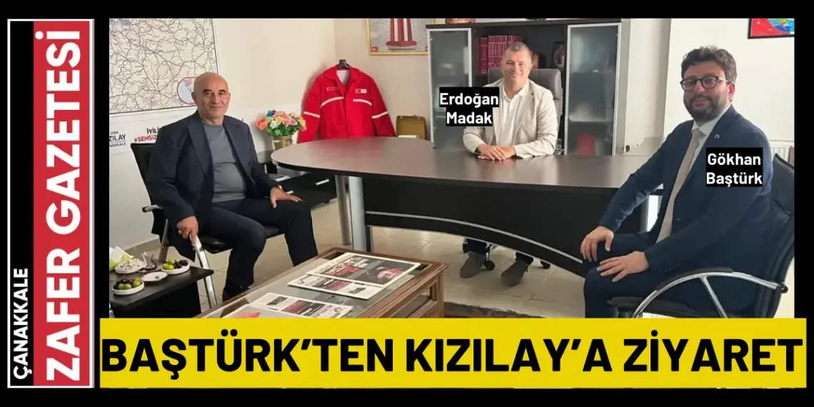 İl Sağlık Müdürü Baştürk’ten Kızılay’a 157. Yıl Ziyareti