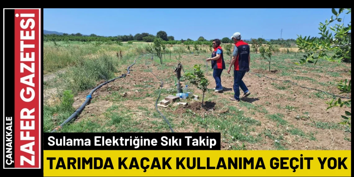 Çanakkale’de Tarımsal Elektriğe Mevzuat Denetimi