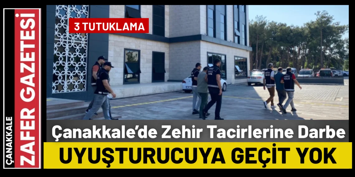 Lapseki’de Uyuşturucu Operasyonu: 3 Tutuklama