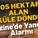 Ezine’deki Yangında 205 Hektar Alan Zarar Gördü
