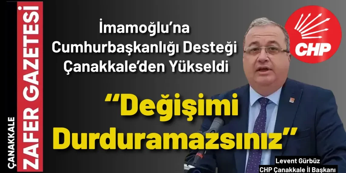 CHP Örgütünden Özgür Özel ve İmamoğlu’na Tam Destek