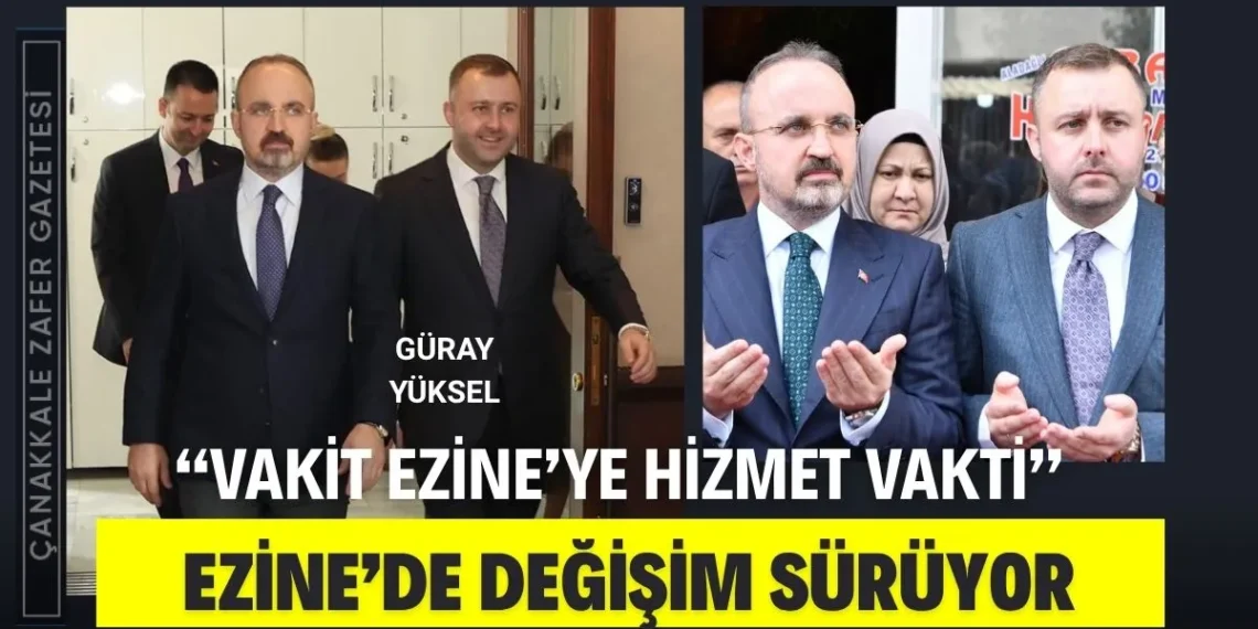 Ezine’de Hizmet ve Yatırımlar Hız Kesmeden Devam Ediyor