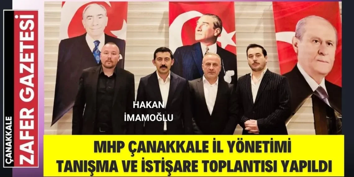 MHP Çanakkale İl Yönetimi, yeni kadrosuyla ilk istişare toplantısını gerçekleştirdi. 1 MHP Çanakkale İl Yönetimi, yeni kadrosuyla ilk istişare toplantısını gerçekleştirdi.