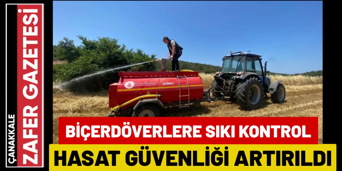 Biçerdöverlere Yangın Denetimi Yapıldı