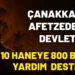 Çanakkale’de Yangın Mağdurlarına 800 Bin Liralık Destek 9 Çanakkale’de Yangın Mağdurlarına 800 Bin Liralık Destek