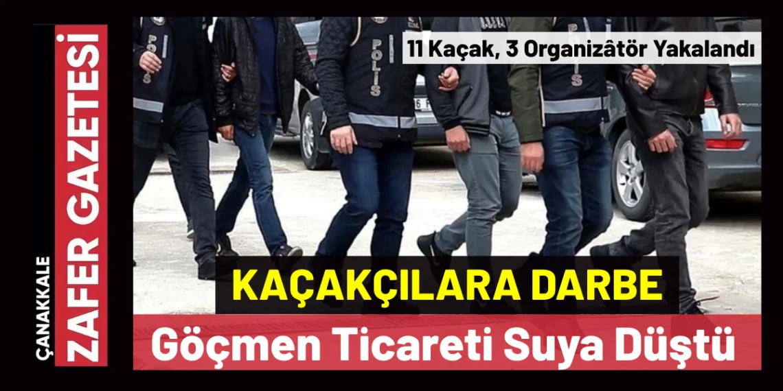 Çanakkale’de Göçmen Kaçakçılığı Operasyonu