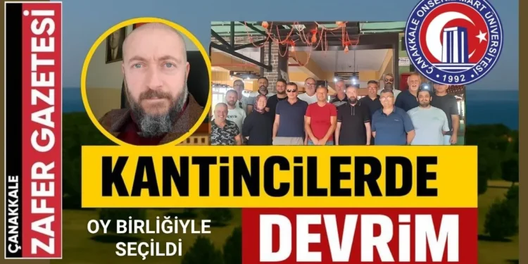 ÇOMÜ Kantinciler Derneği Başkanlığına Oybirliği ile Devrim Yazıcı Seçildi 1 devrim