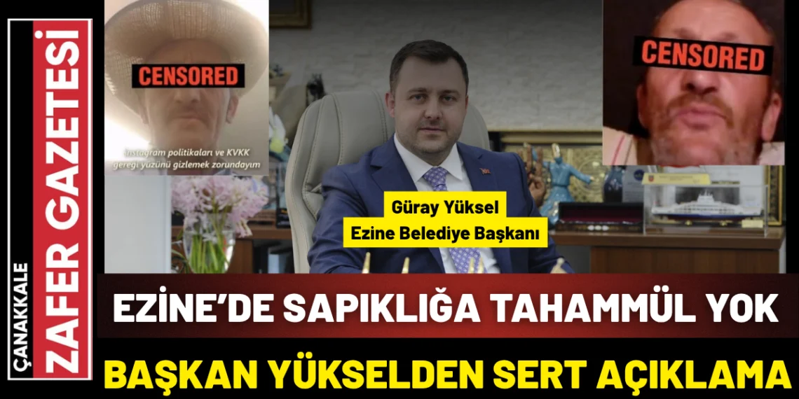 Ezine’de Sapıklığa Geçit Yok: Başkan Yüksel’den Sert Tepki
