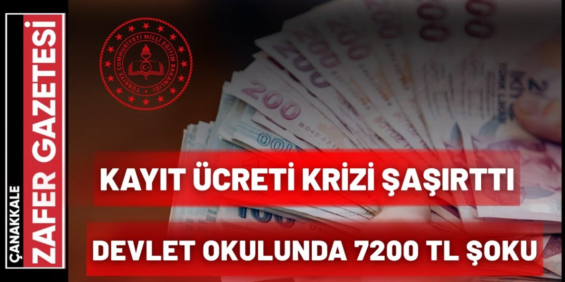 Devlet Okulunda “Kayıt Parası” Şoku: Anaokulu İçin 7200 TL Talep Edildi