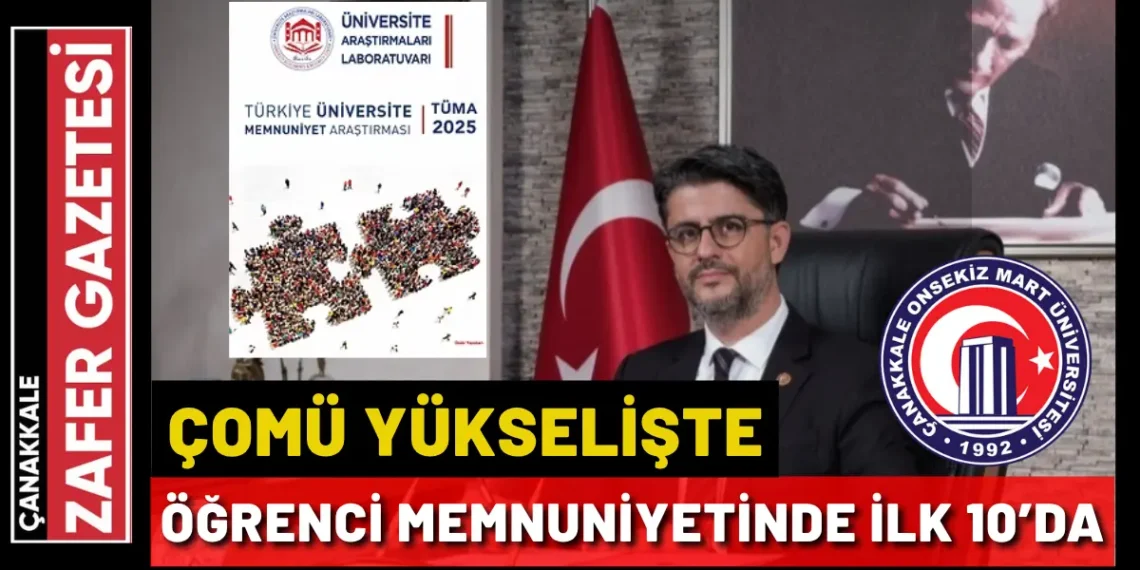 ÇOMÜ, Öğrenci Memnuniyetinde Zirveye Yürüyor