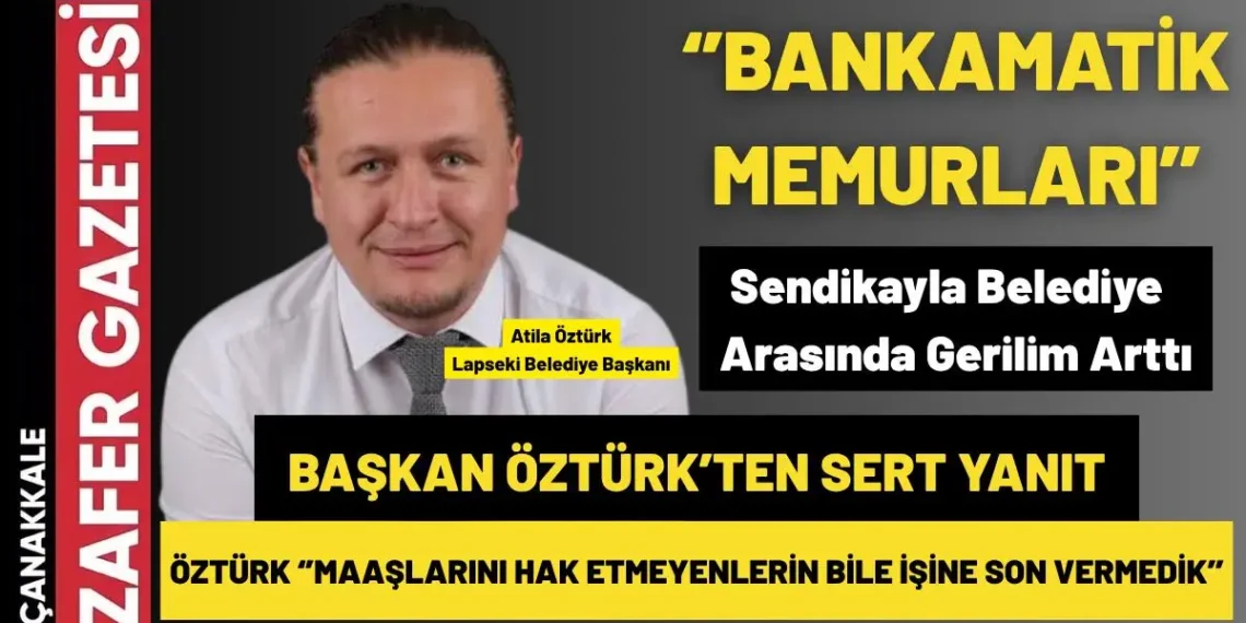 Başkan Atila Öztürk’ten Sert Açıklama: “İftiralar Bizi Yıldıramaz”