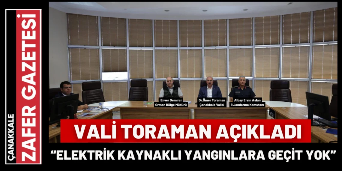 Çanakkale’de Elektrik Kaynaklı Yangınlara Karşı Alarm