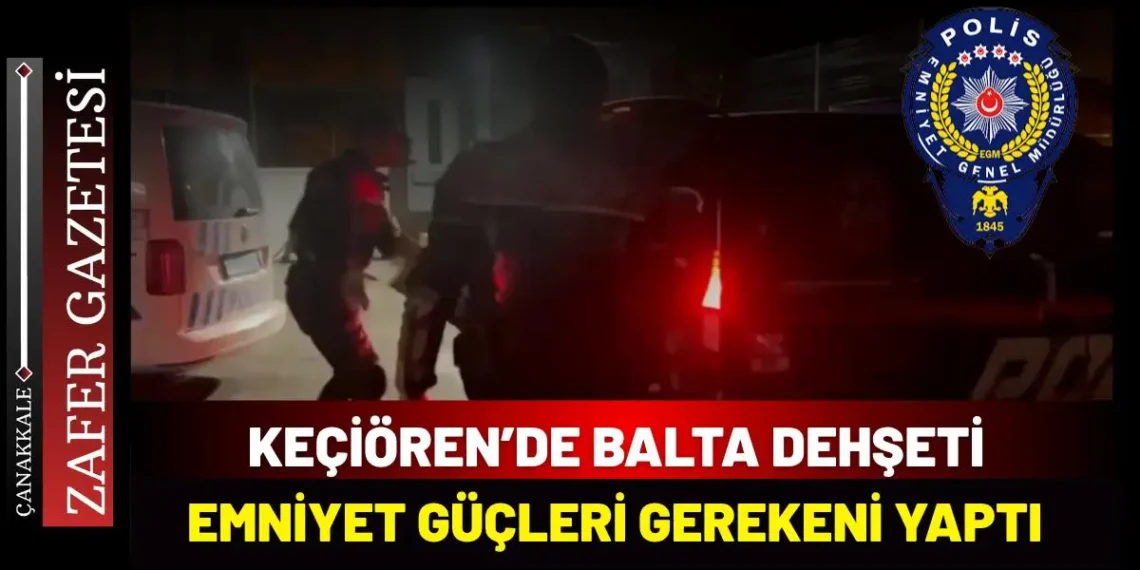 Ankara’da Trafik Terörü: Balta ile Saldırdı, Gözaltına Alındı