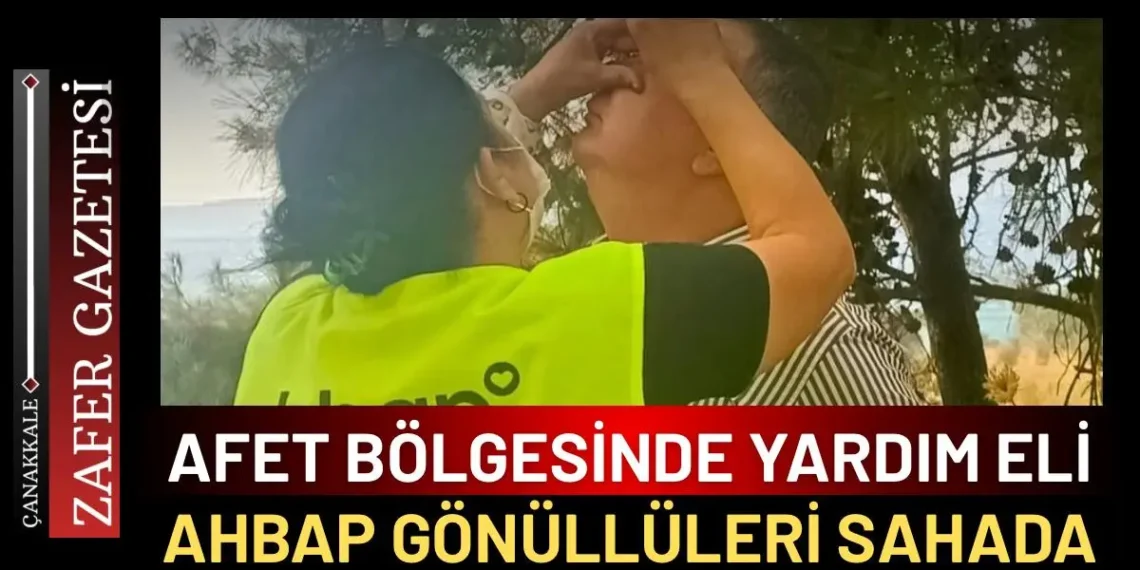 Ahbap’tan Yangın Bölgesine Destek