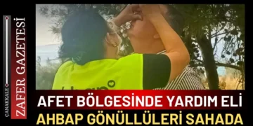 Ahbap’tan Yangın Bölgesine Destek