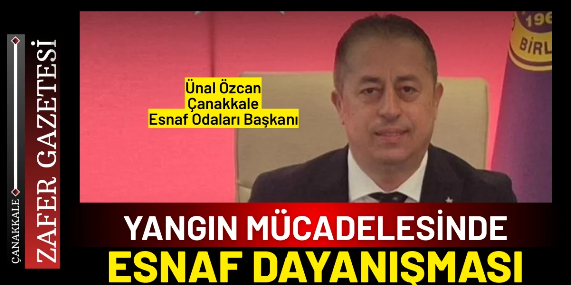 Yangına Koşan Kuryelere Esnaftan Büyük Destek