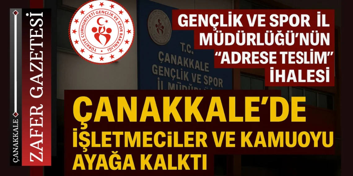 Gençlik ve Spor İl Müdürlüğü’nden “Adrese Teslim İhale” Skandalı