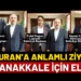Başkanlardan Turan’a Ziyaret: Çanakkale İçin Ortak Adımlar