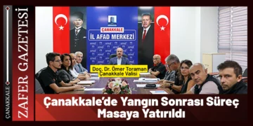 Vali Toraman Başkanlığında Yangın Değerlendirme Toplantısı Gerçekleştirildi