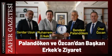 TESK Genel Başkanı Palandöken’den Başkan Erkek’e Ziyaret