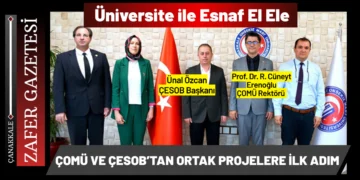 ÇOMÜ ile ÇESOB Arasında İş Birliği Protokolü İmzalandı