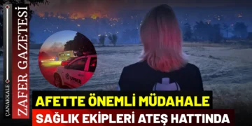 Sağlık Teşkilatı Yangın Bölgesinde Görev Başında