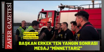 Başkan Erkek’ten Yangın Sonrası Birlik Mesajı: “En Kısa Sürede Yaralarımızı Birlikte Saracağız”