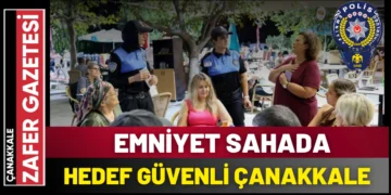 Çanakkale Polisi Sahaya İndi: Mahalle Mahalle Güvenlik Anlatılıyor