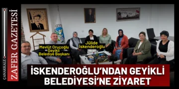 İskenderoğlu’ndan Geyikli Belediyesi’ne Ziyaret