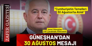 Güneşhan’dan 30 Ağustos Zafer Bayramı Mesajı
