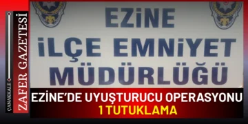 Ezine’de Uyuşturucu Operasyonu: 1 Tutuklama