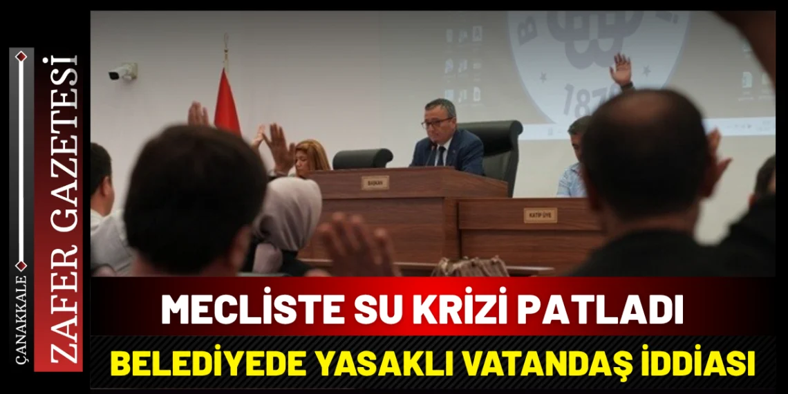 Biga Belediye Meclisi’nde Su Krizi Tartışması