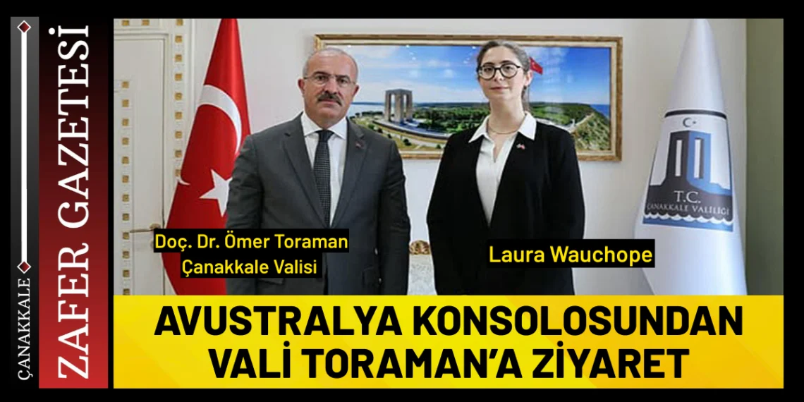 Vali Toraman, Konsolos Wauchope’u Ağırladı 1 Vali Toraman, Konsolos Wauchope’u Ağırladı