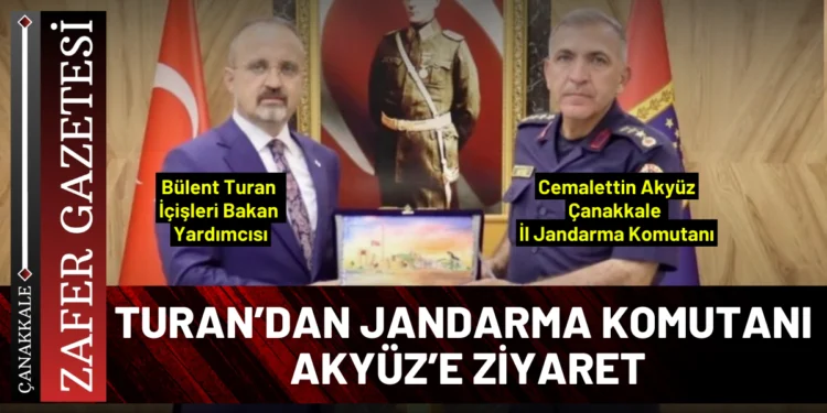 Turan’dan İl Jandarma Komutanı Akyüz’e Ziyaret 1 4444