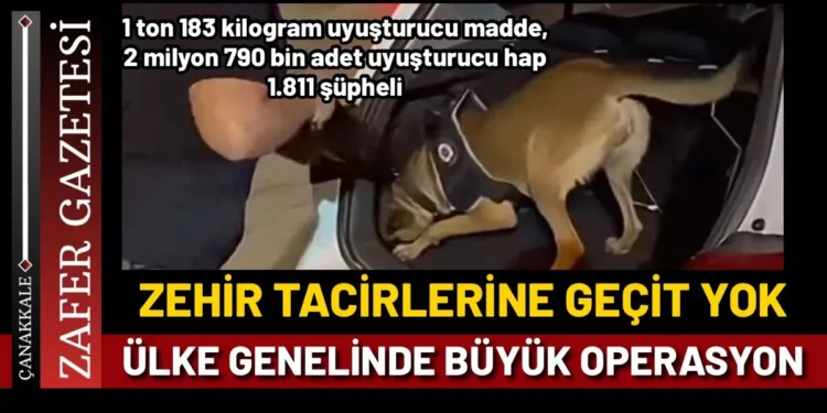 Türkiye Genelinde Uyuşturucuya Darbe: 74 İlde Eş Zamanlı Operasyon! 1 A1