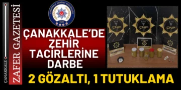 Çanakkale’de Narkotik Operasyonu