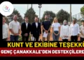 Genç Çanakkale’den Burak Kunt Ve Ekibine Teşekkür Belgesi