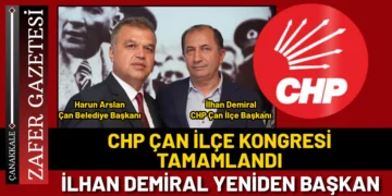 İlhan Demiral Yeniden CHP Çan İlçe Başkanı