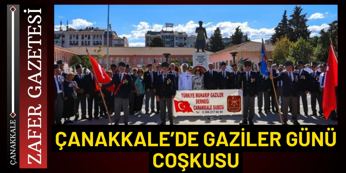 Çanakkale’de 19 Eylül Gaziler Günü Töreni Düzenlendi