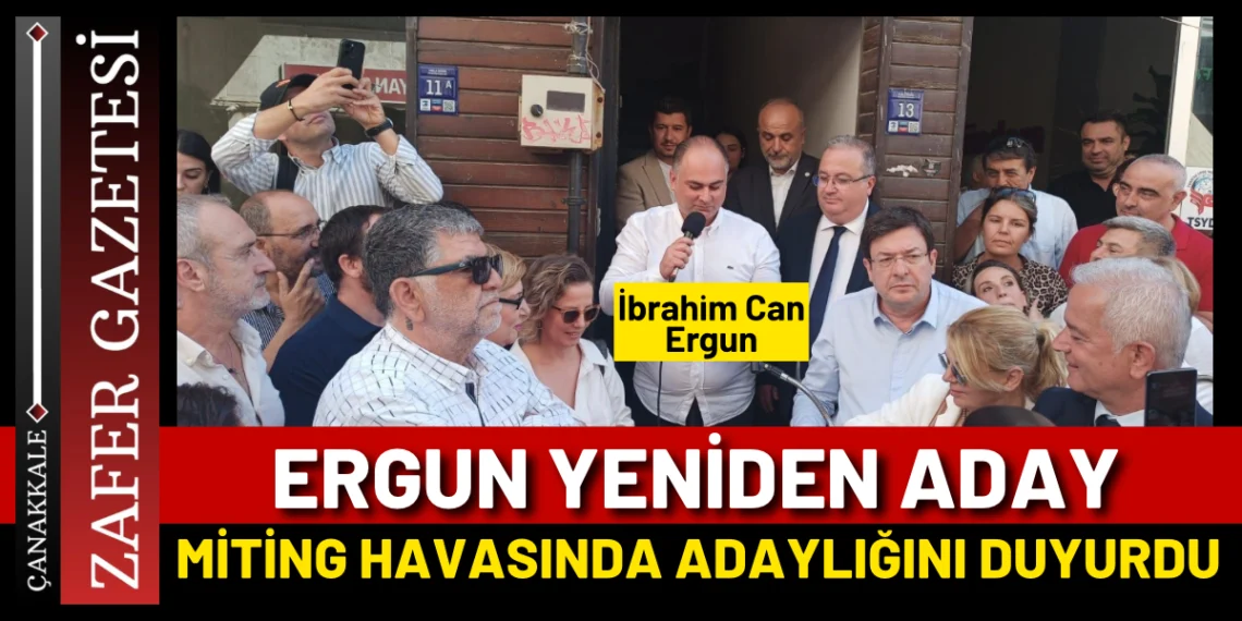 CHP’li Ergun Merkez İlçe Başkanlığına Yeniden Adaylığını Açıkladı