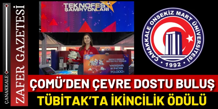 ÇOMÜ EcoSorb Takımı TÜBİTAK 2242’de Türkiye İkincisi 1 IMG 4394