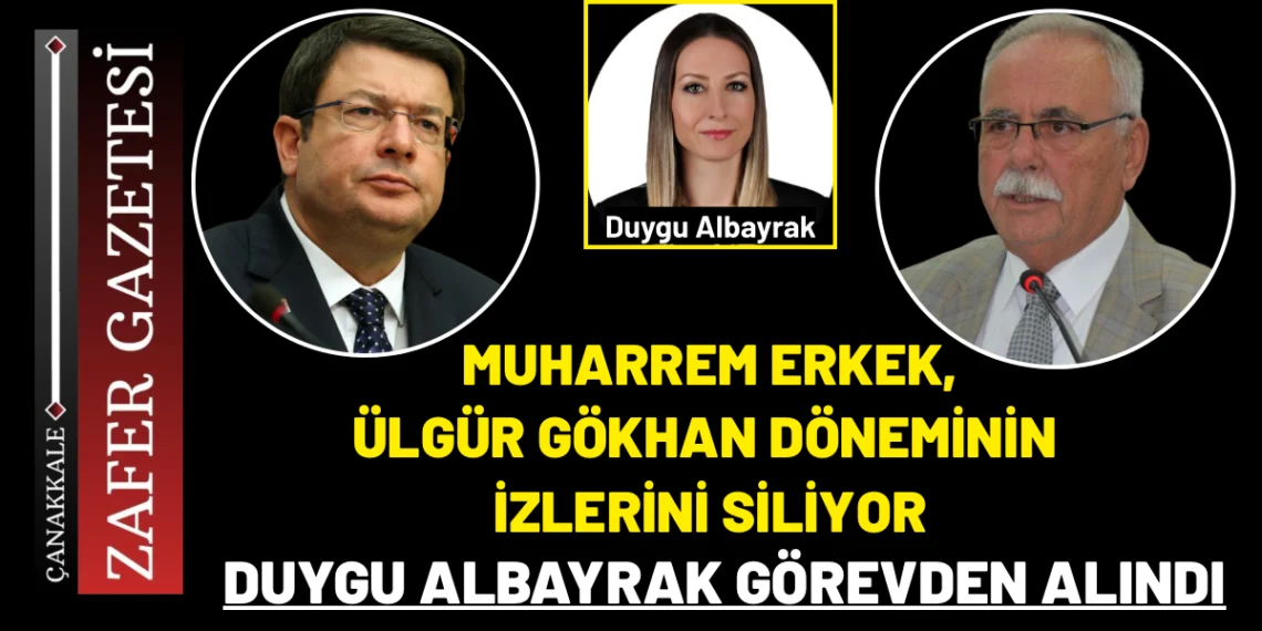 Muharrem Erkek, Ülgür Gökhan Döneminin İzlerini Siliyor, Tepkiler Her Geçen Gün Büyüyor.