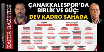 Çanakkalespor’un Dev Kadrosu Görev Başında