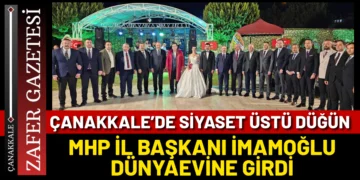 Hakan İmamoğlu ve Sevgi Kaya’nın Mutlu Günü: Çanakkale Siyaseti Buluştu