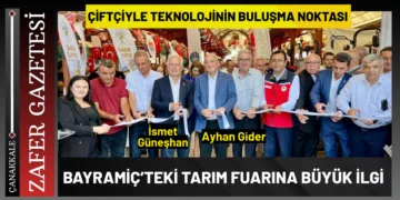 Bayramiç’te Tarım Fuarına Yoğun İlgi