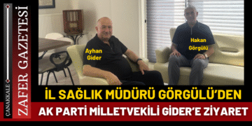 İl Sağlık Müdürü Görgülü’den Milletvekili Gider’e Ziyaret