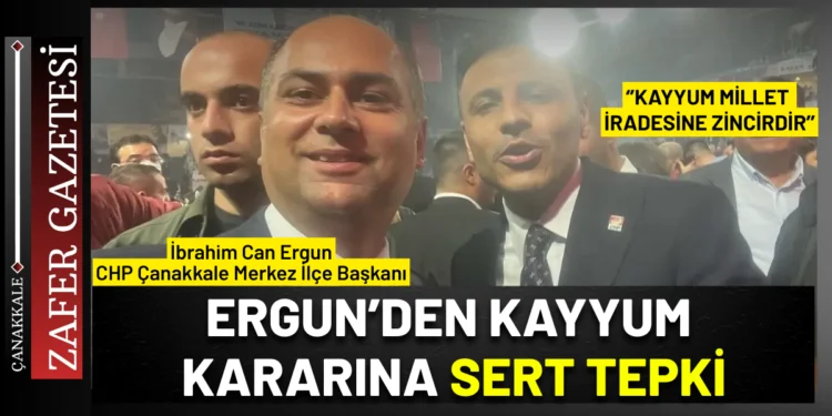 CHP Çanakkale’den Kayyum Tepkisi: "Bu Zinciri Kıracağız!" 1 ergune4