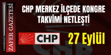 CHP Merkez İlçe Kongresi 27 Eylül’de Yapılacak!!